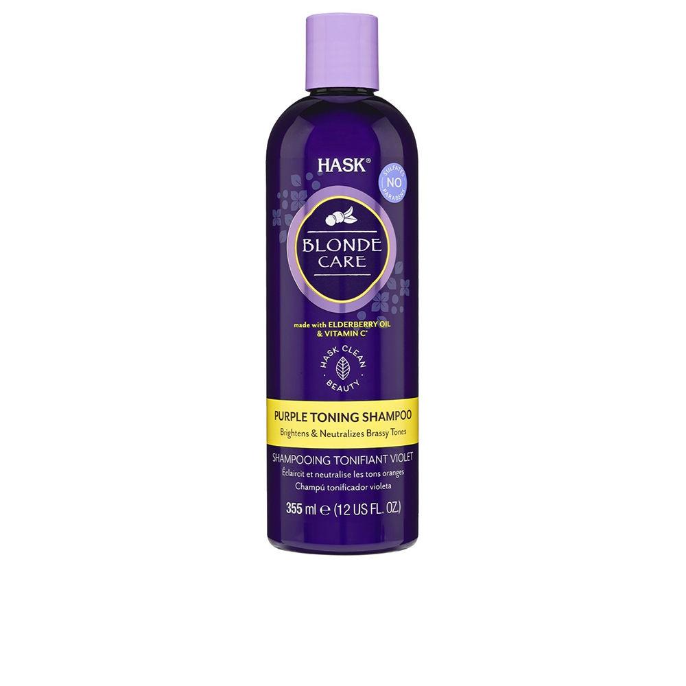 Hask Blonde Care Purple Toning Shampoo Revive Vibrant Blonde Glow