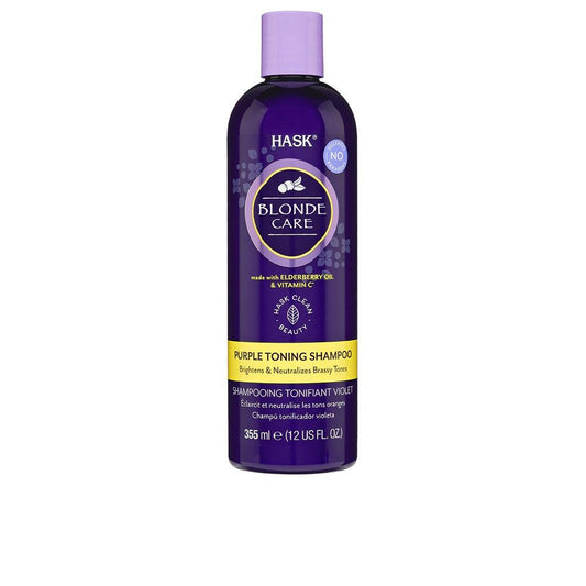 Hask Blonde Care Purple Toning Shampoo Revive Vibrant Blonde Glow