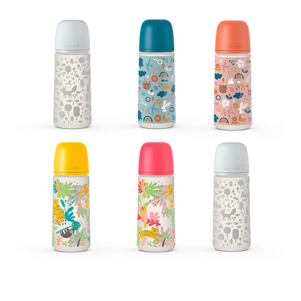 Suavinex Prints – biberon, 360 ml