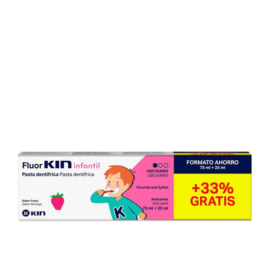 Kin Fluorkin Kids Toothpaste Cavity Prevention Formula