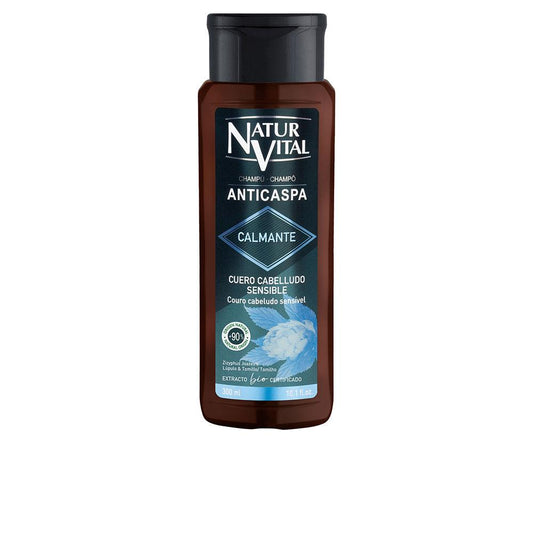 Natur Vital Champú Anticaspa Men Sensitive Soothing Anti Dandruff Shampoo Gentle Anti Dandruff Care