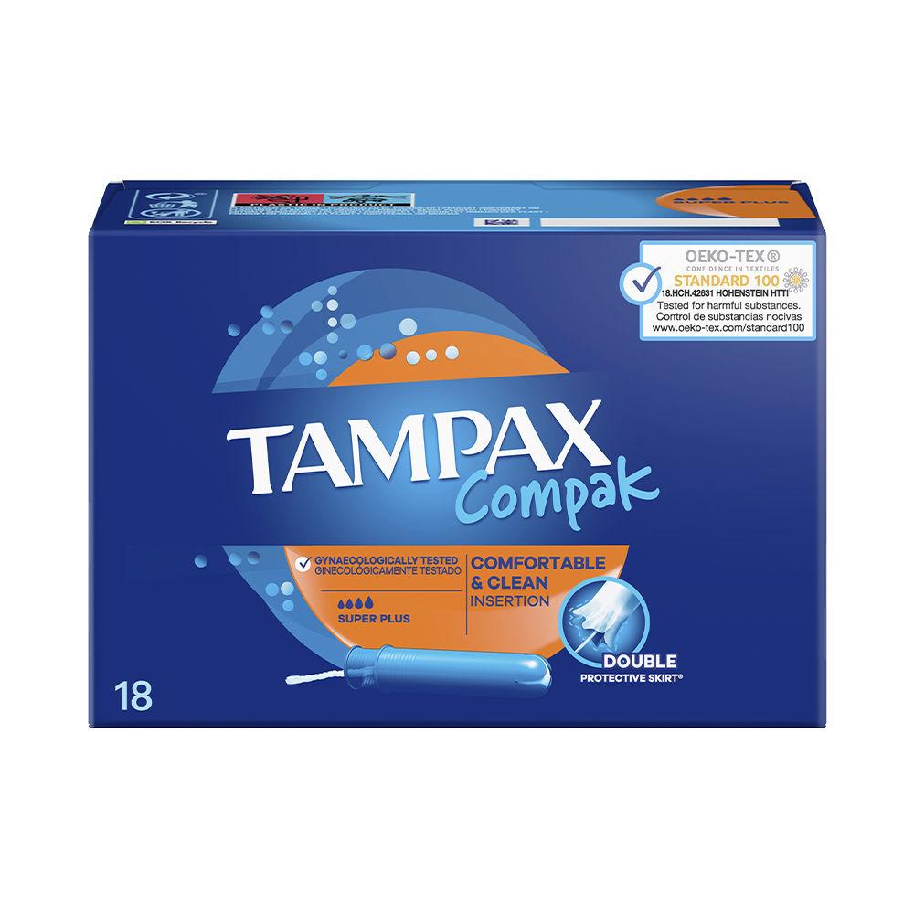 Tampax Tampax Compak Tampon Super Plus Reliable 8 Hour Protection