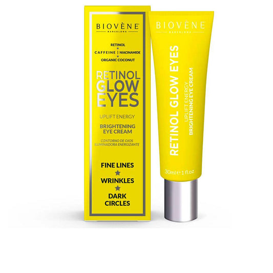 Biovène Retinol Glow Eyes Eye Cream Bright Radiance Effect
