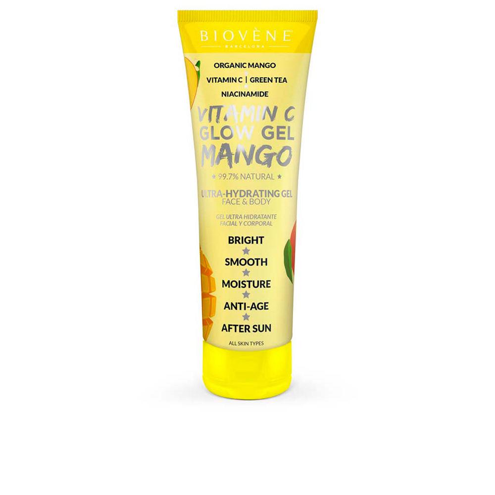 Biovène Vitamin C Glow Gel Mango Face And Body Gel Ultra Hydration Effect