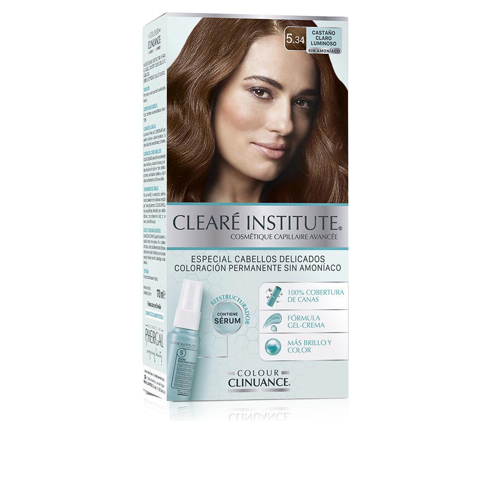 Clearé Institute Colour Clinuance – vopsea de păr, 1 buc. – 5.34-luminous light brown 1 buc.
