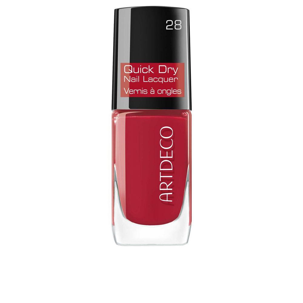 Artdeco Quick Dry Nail Lacquer Confident Red Vibrant Color Long Lasting