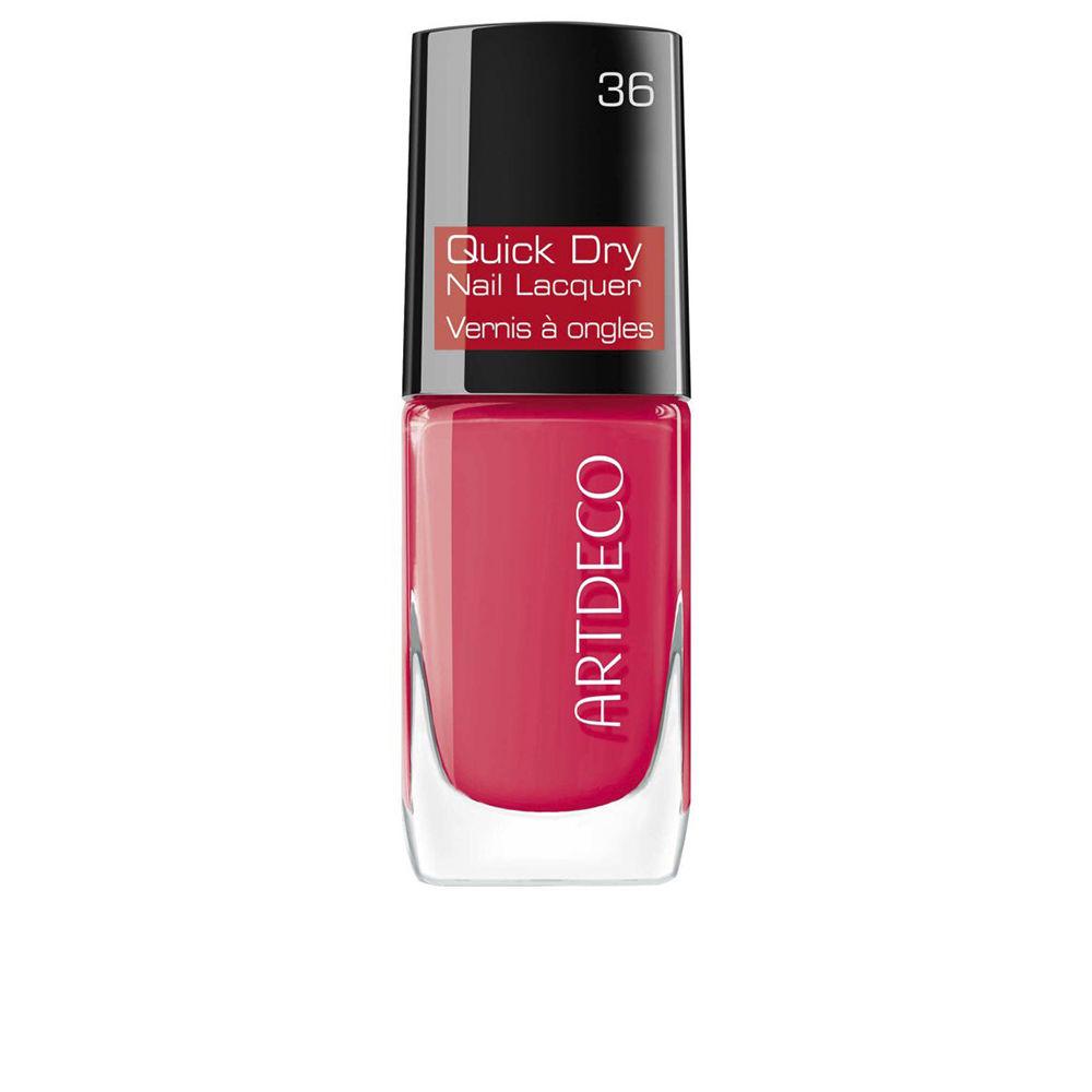 Artdeco Quick Dry Nail Lacquer Confident Red Vibrant Color Long Lasting