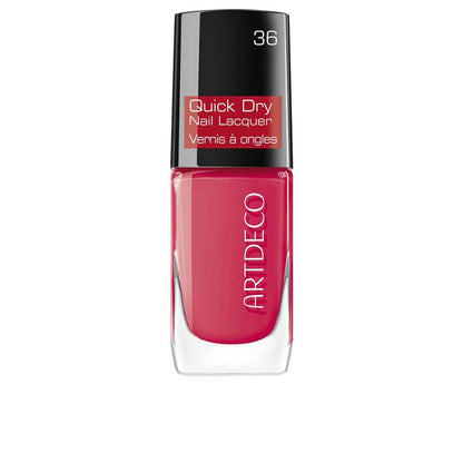 Artdeco Quick Dry Nail Lacquer Confident Red Vibrant Color Long Lasting
