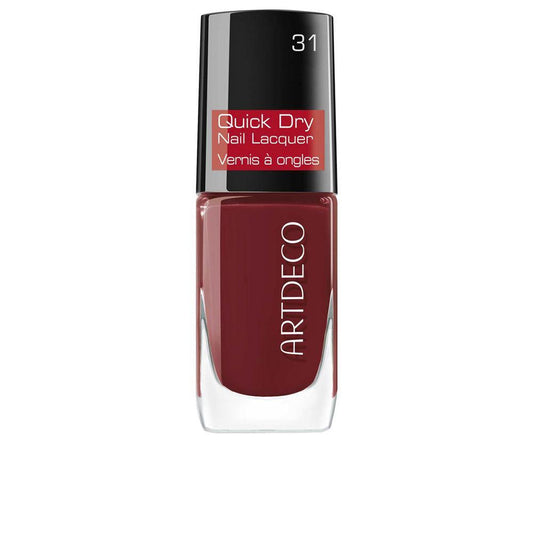 Artdeco Quick Dry Nail Lacquer Confident Red Vibrant Color Long Lasting