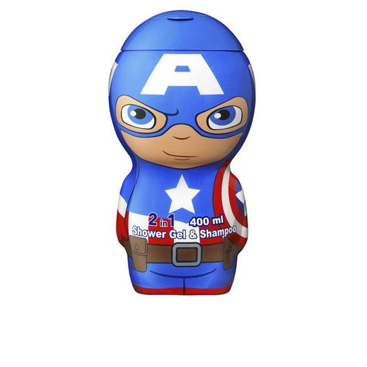 Cartoon Avengers Captain America Gel And Shampoo For Kids Gentle Cleansing