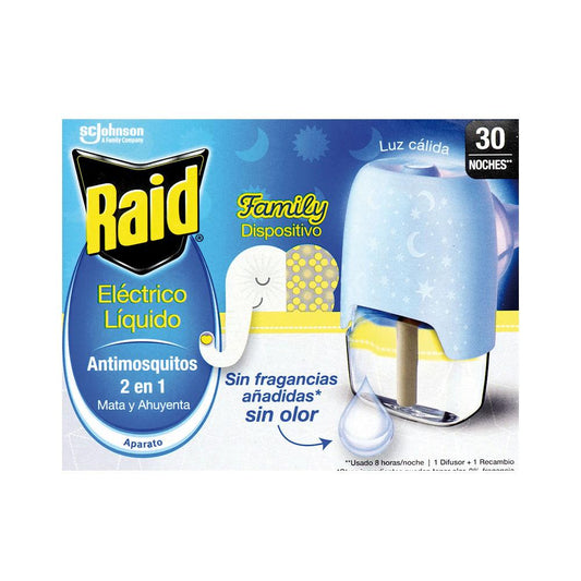 Raid Proteccion Antimosquitos Mosquito Repellent Device
