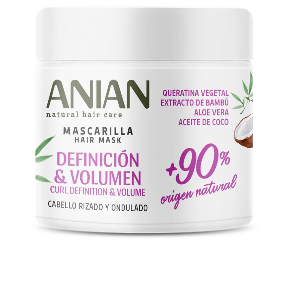 Anian Definición & Volumen Vegetable Keratin Hair Mask Deep Hydration For Curls