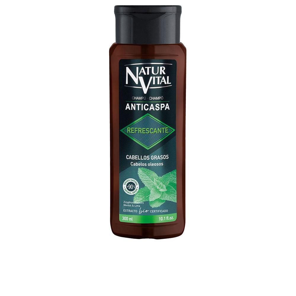Natur Vital Champú Anticaspa Shampoo For Oily Hair Refresh And Revitalize
