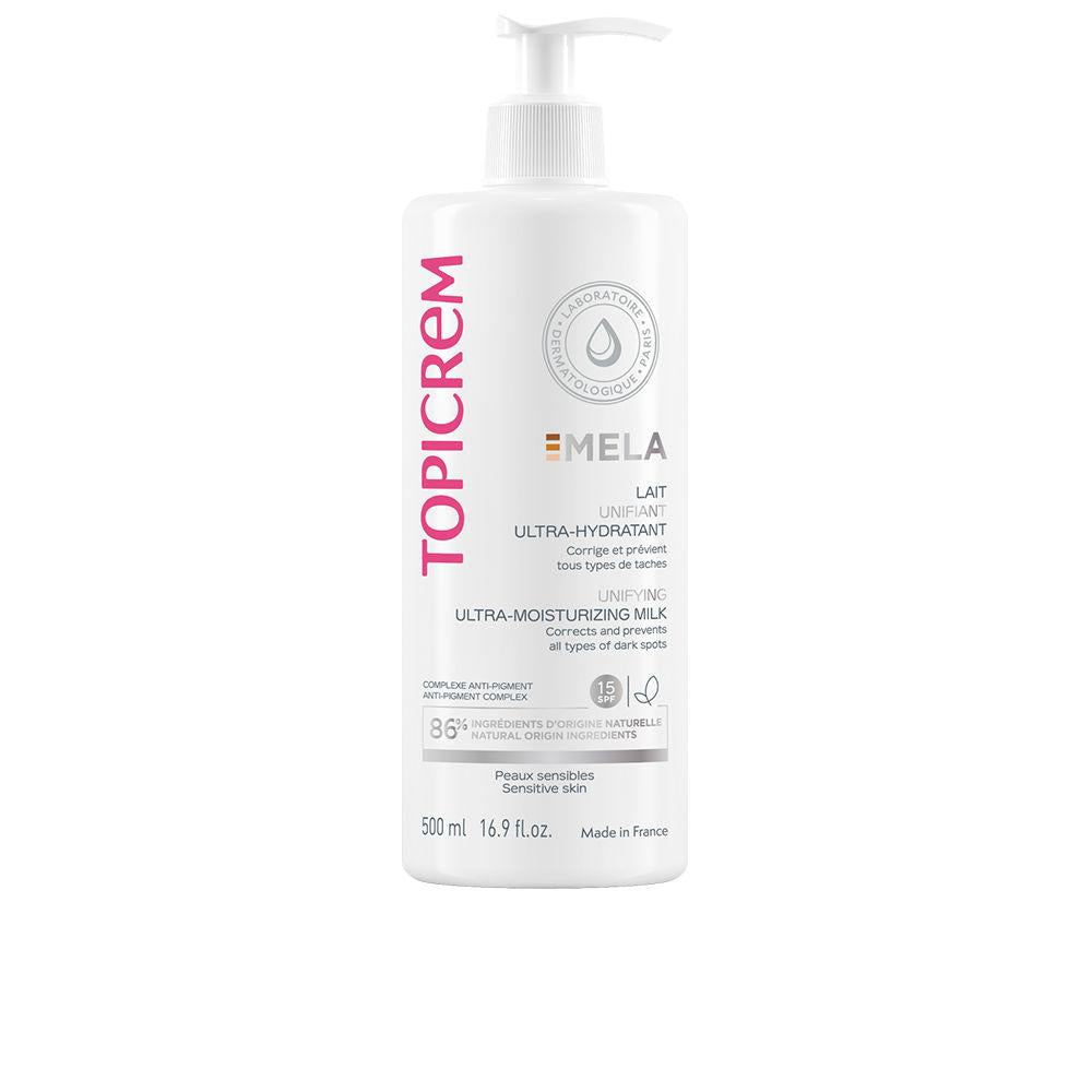 Topicrem Mela Body Milk Ultra Moisturizing And Unifying SPF15 Radiant And Hydrated Skin