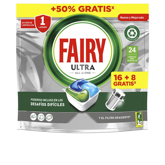 Fairy Ultra Dishwasher Detergent Capsules Impeccable Clean Every Time