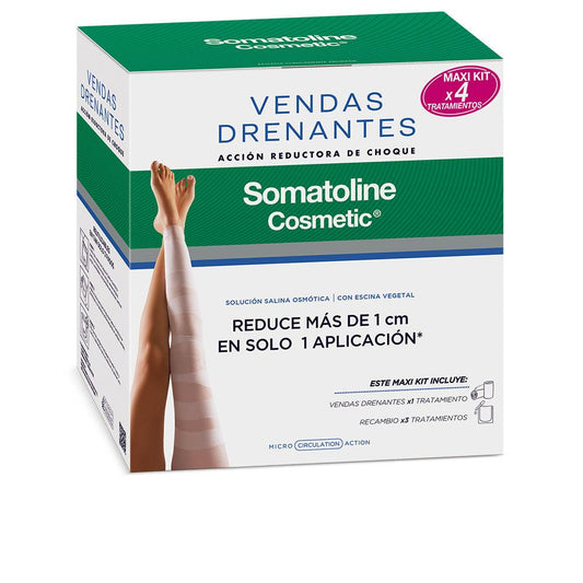 Somatoline Cosmetic Reductores Draining Bandages Kit Shock Reducing Fluid Drain Effect
