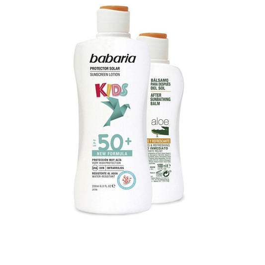 Babaria Solar Infantil Sun Milk And After Sun Lotion Set High SPF Care