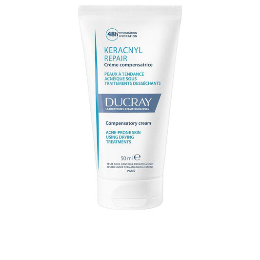 Ducray Keracnyl Facial Cream Anti Dry For Acne Long Lasting 48 Hour Hydration