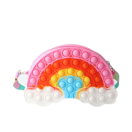 Inca Bolso Inca Rainbow Silicone Pop It Crossbody Bag