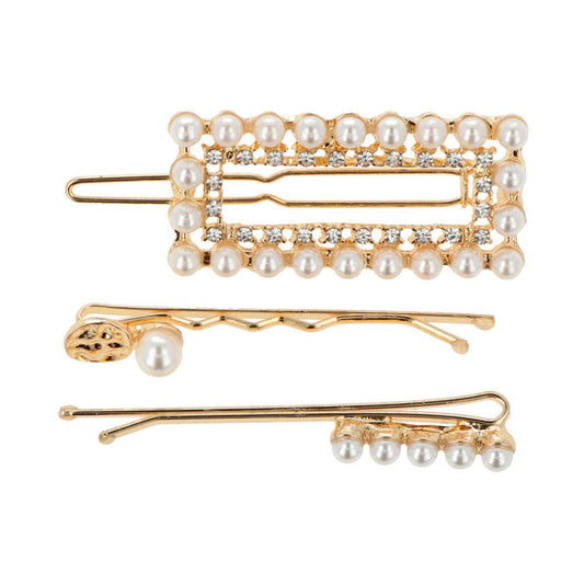Inca Inca Horquillas Hair Clip White Pearls Unique Style