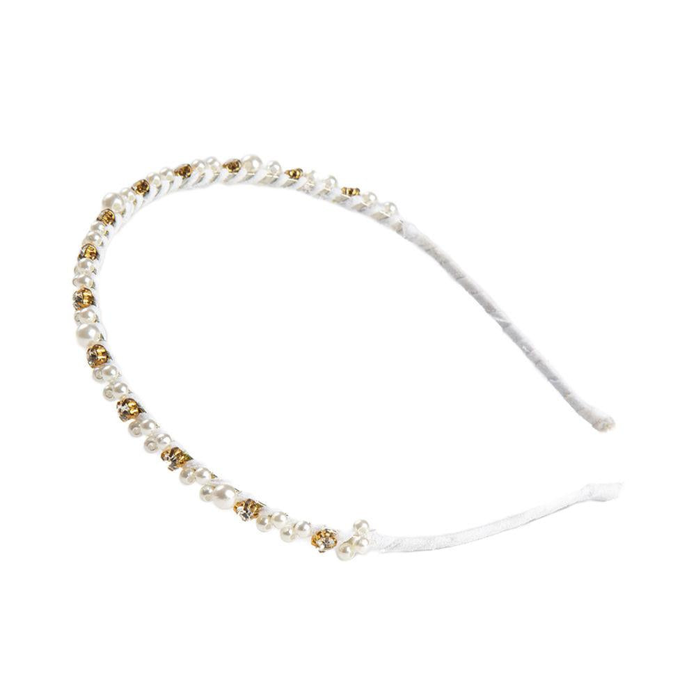 Inca Inca Diadema Metal Headband With Beads