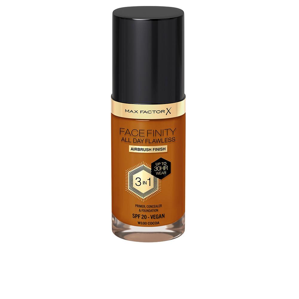 Max Factor Facefinity All Day Flawless 3 In 1 – fond de ten, 30 ml – 100-cocoa 30 ml