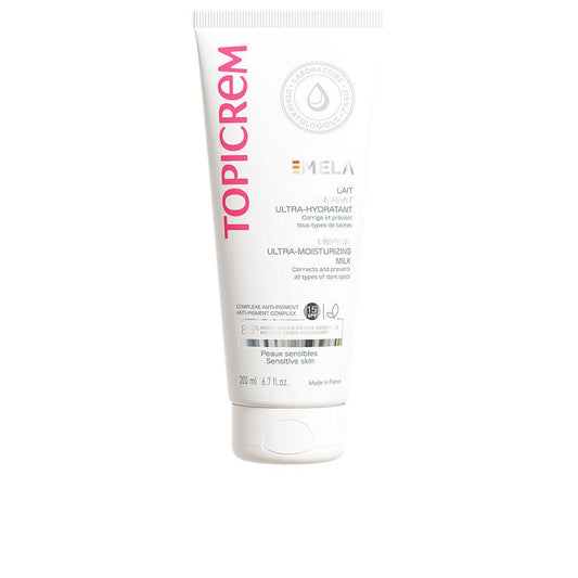 Topicrem Mela Body Milk Ultra Moisturizing And Unifying SPF15 Radiant And Hydrated Skin