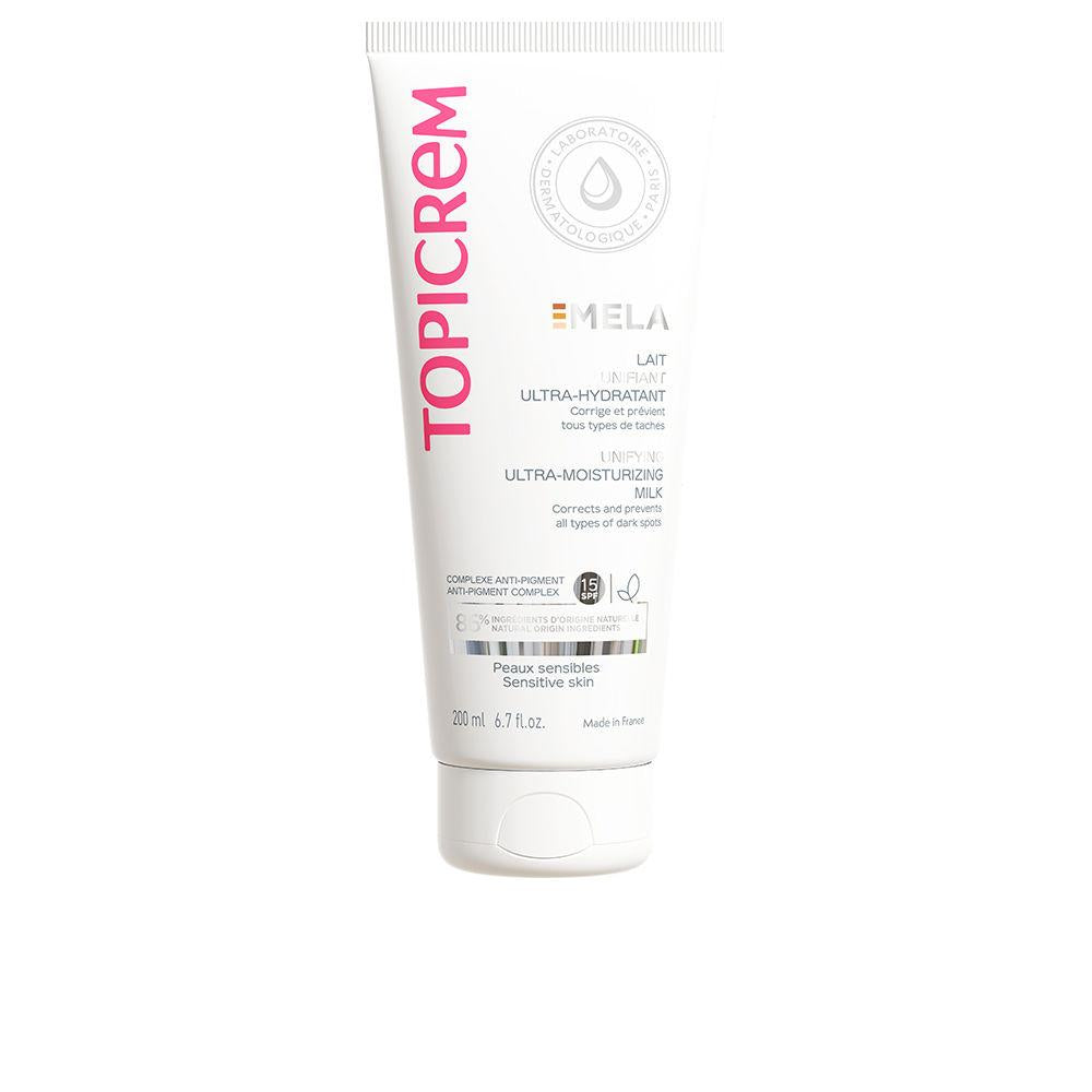 Topicrem Mela Body Milk Ultra Moisturizing And Unifying SPF15 Radiant And Hydrated Skin