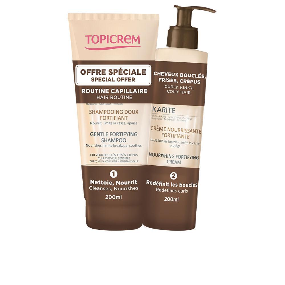 Topicrem Karite Hair Care Pack Shampoo And Cream Nourishment And Gentle Care