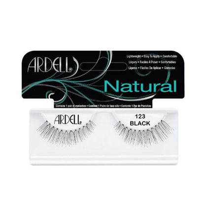 Ardell Pestañas Natural False Eyelashes Model 123 Black Natural And Elegant Look