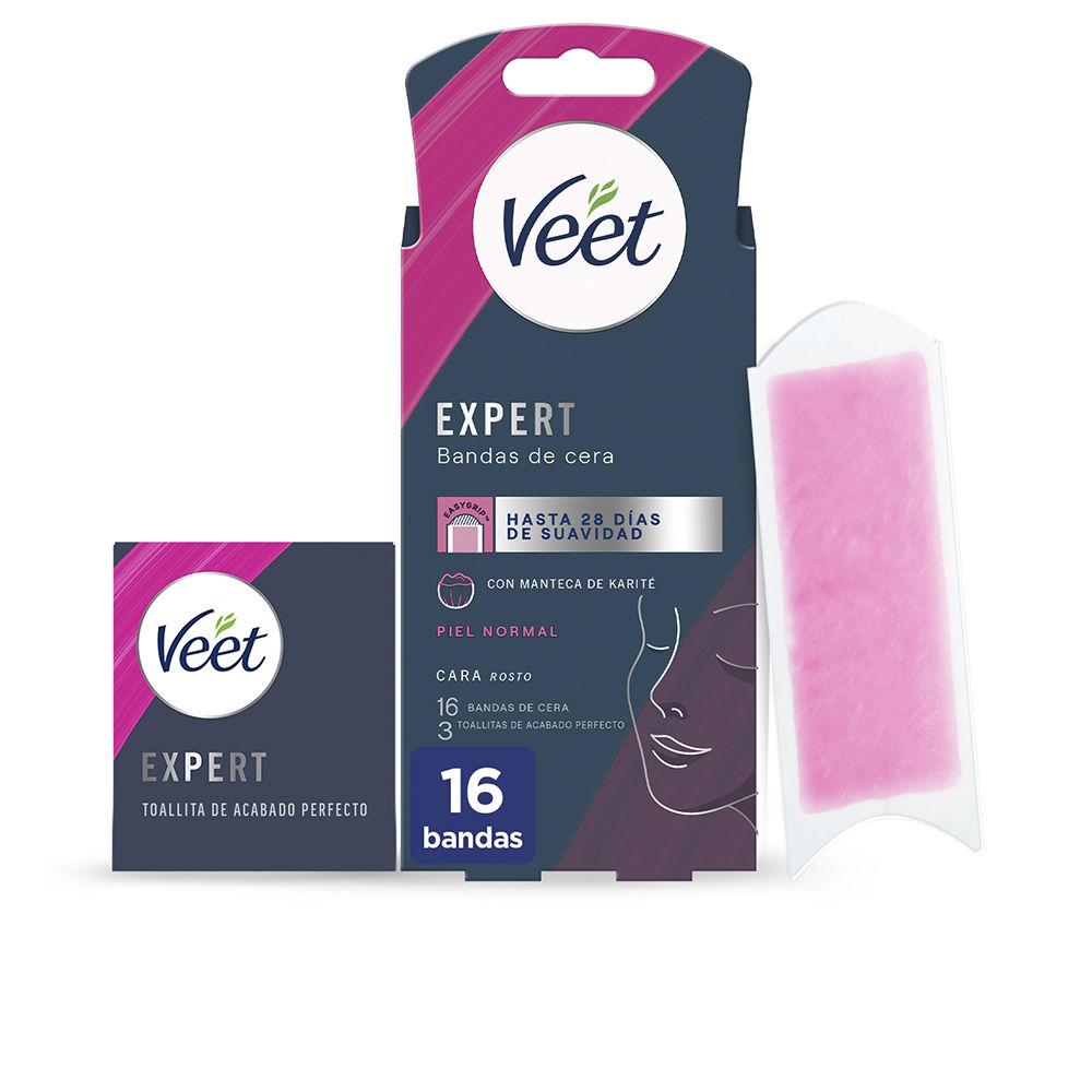 Veet Bandas De Cera Facial Wax Strips For Normal Skin 28 Days Smooth Skin