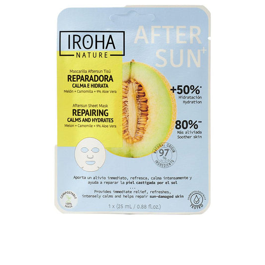 Iroha Aftersun Sheet Mask Face Mask Hydrates And Soothes Skin