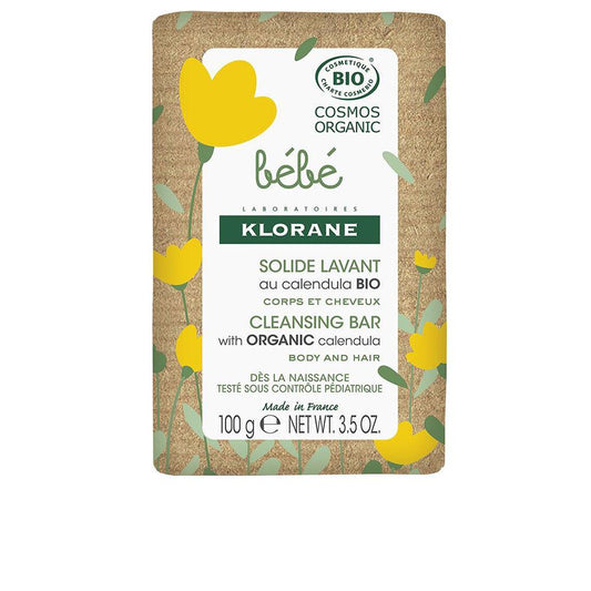 Klorane BéBé Bio Solid Cleanser For Babies Natural Gentle Care