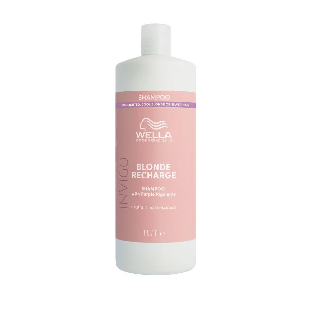 Wella Professionals Invigo Blonde Recharge – șampon, 1000 ml