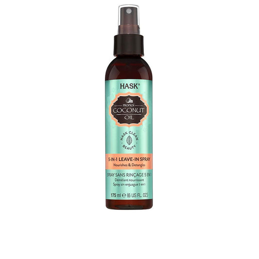 Hask Monoi Coconut Oil Leave-In Spray Hair Conditioner Nourish And Shine