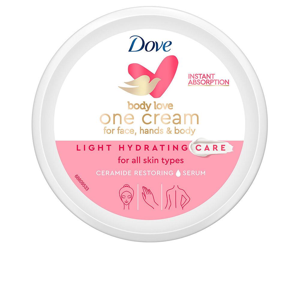 Dove Light Hydrating Cream Moisturizing Cream For Face Body Hands Long Lasting Hydration