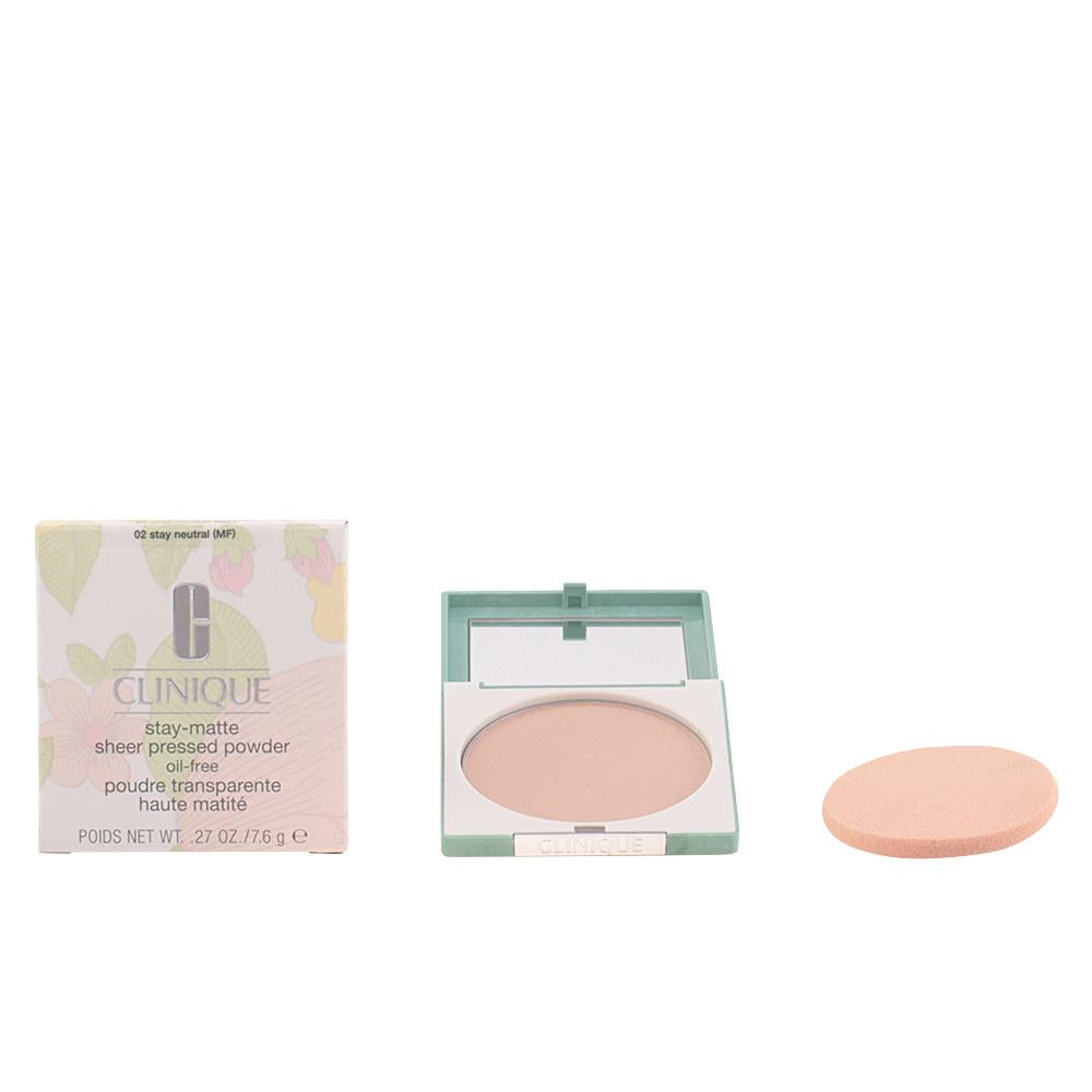 Clinique Stay Matte Sheer – pudră, 7,6 g – 02-stay neutral 7,6 g