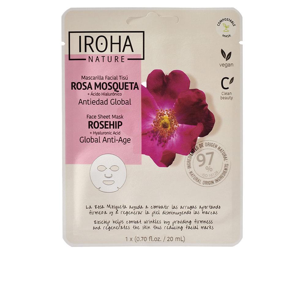 Iroha Rosa Mosqueta Facial Mask Anti Aging Youthful Radiant Skin