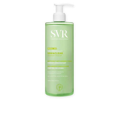 Svr Laboratoire Dermatologique Sebiaclear Foaming Cleansing Gel Purifies And Balances