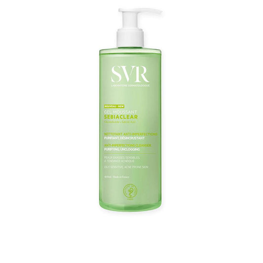 Svr Laboratoire Dermatologique Sebiaclear Foaming Cleansing Gel Purifies And Balances