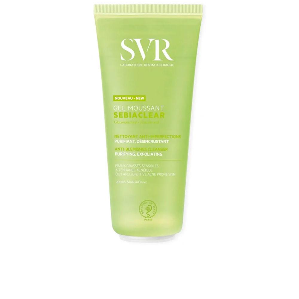 Svr Laboratoire Dermatologique Sebiaclear Foaming Cleansing Gel Purifies And Balances