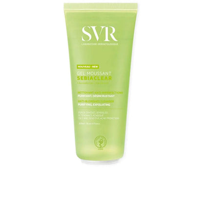 Svr Laboratoire Dermatologique Sebiaclear Foaming Cleansing Gel Purifies And Balances