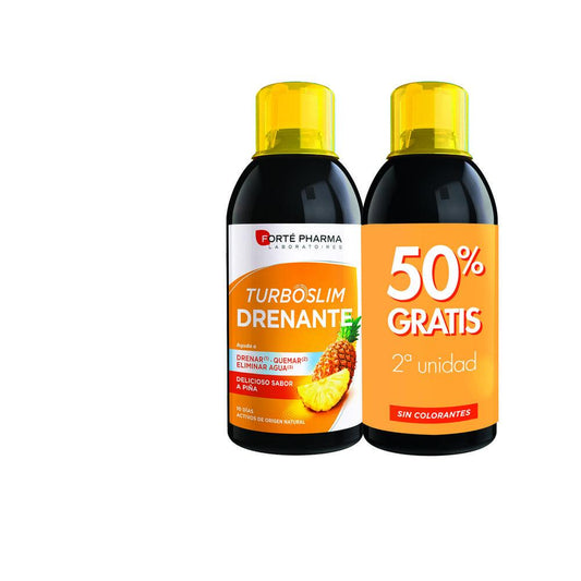 Forté Pharma Slim Drenante – supliment alimentar, 500 ml – Pineapple 2 x 500 ml