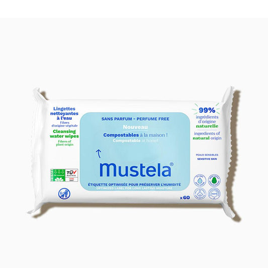 Mustela Bebé-Niño Baby Wipes For Sensitive Skin Gentle Eco Clean
