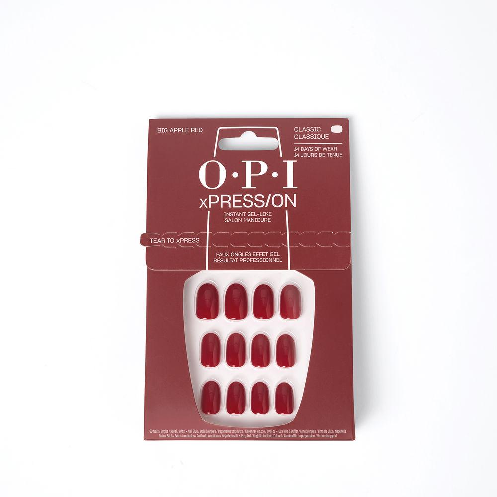 Opi Xpress On – unghii false, 30 buc. – Big Apple Red 30 buc.
