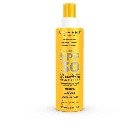 Biovène Hyaluronic Anti-Aging Sun Protection Milk SPF30 Hydration For Youthful Skin