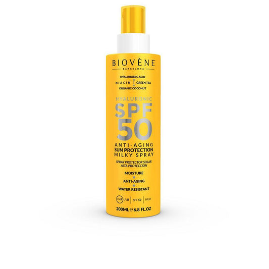 Biovène Hyaluronic Anti-Aging Sun Protection Milk SPF 50 Advanced Sun Defense