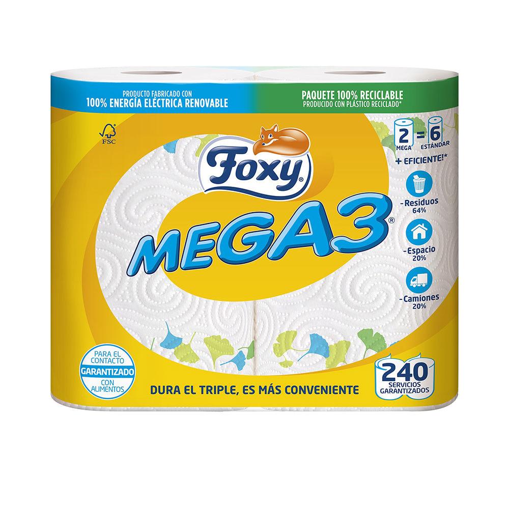 Foxy Mega3 Kitchen Paper Triple Duration Minimal Space Maximum Performance