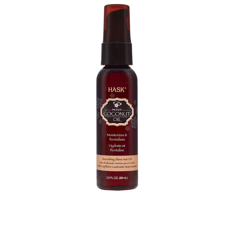 Hask Monoi Coconut Oil Nourishing Hair Oil Silky Shiny Healthy Hair