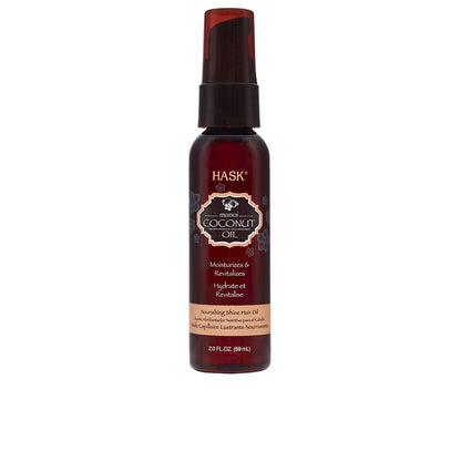 Hask Monoi Coconut Oil Nourishing Hair Oil Silky Shiny Healthy Hair